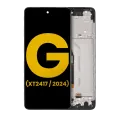 LCD Assembly With Frame For Motorola Moto G 5G (XT2417 / 2024) (Refurbished) (Sage Green)