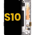 OLED Assembly With Frame For Samsung Galaxy S10 (Refurbished) (Prism White)