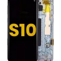 OLED Assembly With Frame For Samsung Galaxy S10 (Refurbished) (Prism Blue)