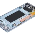 OLED Assembly With Frame For Samsung Galaxy S10 (Refurbished) (Prism Blue)