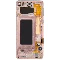 OLED Assembly With Frame For Samsung Galaxy S10 (Refurbished) (Flamingo Pink)