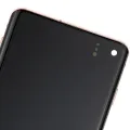 LCD Assembly With Frame (Without Fingerprint Sensor) For Samsung Galaxy S10 (Aftermarket Plus: TFT) (Flamingo Pink)