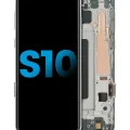 LCD Assembly With Frame (Without Fingerprint Sensor) For Samsung Galaxy S10 (Aftermarket Plus: TFT) (Prism Black)