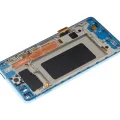 LCD Assembly With Frame (Without Fingerprint Sensor) For Samsung Galaxy S10 (Aftermarket Plus: TFT) (Prism Blue)