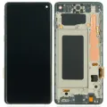LCD Assembly With Frame (Without Fingerprint Sensor) For Samsung Galaxy S10 (Aftermarket Plus: TFT) (Prism Green)