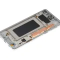LCD Assembly With Frame (Without Fingerprint Sensor) For Samsung Galaxy S10 (Aftermarket Plus: TFT) (Prism White)