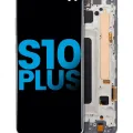 LCD Assembly With Frame (Without Fingerprint Sensor) For Samsung Galaxy S10 Plus (Aftermarket Plus: TFT) (Prism Green)