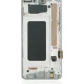 LCD Assembly With Frame (Without Fingerprint Sensor) For Samsung Galaxy S10 Plus (Aftermarket Plus: TFT) (Prism White)