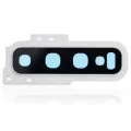 Back Camera Lens With Cover Bezel Ring For Samsung Galaxy S10 (Prism White)