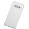 Back Cover Glass With Camera Lens For Samsung Galaxy S10e (No Logo) (Aftermarket Plus) (Prism White)