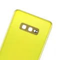 Back Cover Glass With Camera Lens For Samsung Galaxy S10e (No Logo) (Aftermarket Plus) (Canary Yellow)