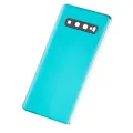 Back Cover Glass With Camera Lens For Samsung Galaxy S10 (No Logo) (Aftermarket Plus) (Prism Green)
