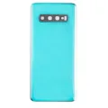 Back Cover Glass With Camera Lens For Samsung Galaxy S10 (No Logo) (Aftermarket Plus) (Prism Green)