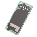 Задня кришка зі склом камери для Samsung Galaxy S10 (No Logo) (Aftermarket Plus) (Prism Black)