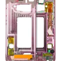 Mid-Frame Housing For Samsung Galaxy S10 (With Small Parts) (Flamingo Pink)