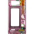 Mid-Frame Housing For Samsung Galaxy S10 (With Small Parts) (Flamingo Pink)