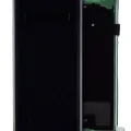Back Cover Glass With Camera Lens For Samsung Galaxy S10 (Service Pack) (Prism Black)