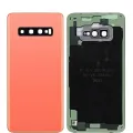 Back Cover Glass With Camera Lens For Samsung Galaxy S10 (Service Pack) (Flamingo Pink)