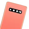Back Cover Glass With Camera Lens For Samsung Galaxy S10 (Service Pack) (Flamingo Pink)