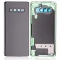 Back Cover Glass With Camera Lens For Samsung Galaxy S10 Plus (Service Pack) (Prism Black)