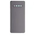 Back Cover Glass With Camera Lens For Samsung Galaxy S10 Plus (Service Pack) (Prism Black)