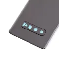 Back Cover Glass With Camera Lens For Samsung Galaxy S10 Plus (Service Pack) (Prism Black)