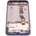 LCD Assembly With Frame For Motorola Moto G Play (XT2093 / 2021) (Genuine OEM) (Misty Blue)