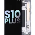 OLED Assembly With Frame For Samsung Galaxy S10 Plus (Service Pack) (Prism / Ceramic Black)
