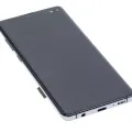OLED Assembly With Frame For Samsung Galaxy S10 Plus (Service Pack) (Prism / Ceramic Black)