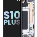 OLED Assembly With Frame For Samsung Galaxy S10 Plus (Service Pack) (Prism White)