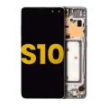 OLED Assembly With Frame For Samsung Galaxy S10 5G (Refurbished) (Crown Silver)