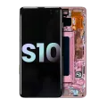 OLED Assembly With Frame For Samsung Galaxy S10 (Service Pack) (Flamingo Pink)