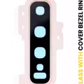 Back Camera Lens With Cover Bezel Ring For Samsung Galaxy S10 Plus (Gold)