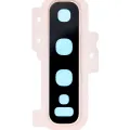 Back Camera Lens With Cover Bezel Ring For Samsung Galaxy S10 Plus (Gold)