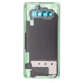 Back Cover Glass With Camera Lens For Samsung Galaxy S10 Plus (No Logo) (Aftermarket Plus) (Prism Black)