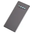 Back Cover Glass With Camera Lens For Samsung Galaxy S10 Plus (No Logo) (Aftermarket Plus) (Prism Black)