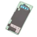 Back Cover Glass With Camera Lens For Samsung Galaxy S10 Plus (No Logo) (Aftermarket Plus) (Prism Black)