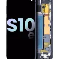 OLED Assembly With Frame For Samsung Galaxy S10E (Service Pack) (Prism Black)