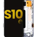 OLED Assembly With Frame For Samsung Galaxy S10E (Service Pack) (Prism White)
