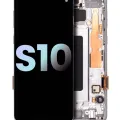 OLED Assembly With Frame For Samsung Galaxy S10 (Service Pack) (Prism White)