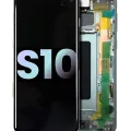 OLED Assembly With Frame For Samsung Galaxy S10 (Service Pack) (Prism Green)