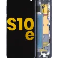 OLED Assembly With Frame For Samsung Galaxy S10E (Refurbished) (Prism Black)