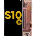 OLED Assembly With Frame For Samsung Galaxy S10E (Refurbished) (Flamingo Pink)