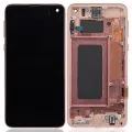 OLED Assembly With Frame For Samsung Galaxy S10E (Refurbished) (Flamingo Pink)