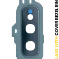 Back Camera Lens With Cover Bezel Ring For Samsung Galaxy S10E (Prism Green)