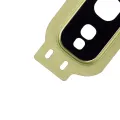 Back Camera Lens With Cover Bezel Ring For Samsung Galaxy S10E (Canary Yellow)