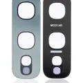 Back Camera Lens (Glass Only) With Adhesive For Samsung Galaxy S10E (Silver) (10 Pack)