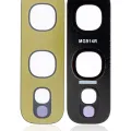 Back Camera Lens (Glass Only) With Adhesive For Samsung Galaxy S10E (Canary Yellow) (10 Pack)