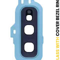 Back Camera Lens With Cover Bezel Ring For Samsung Galaxy S10E (Prism Blue)