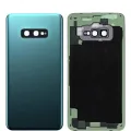 Back Cover Glass With Camera Lens For Samsung Galaxy S10e (No Logo) (Aftermarket Plus) (Prism Green)